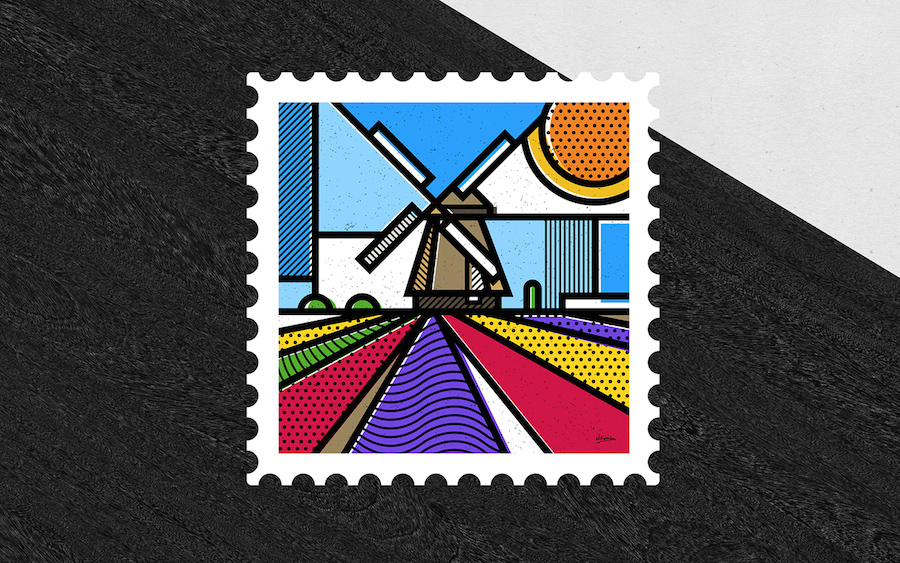 Nice Collection of Stamps From All Around the World-4