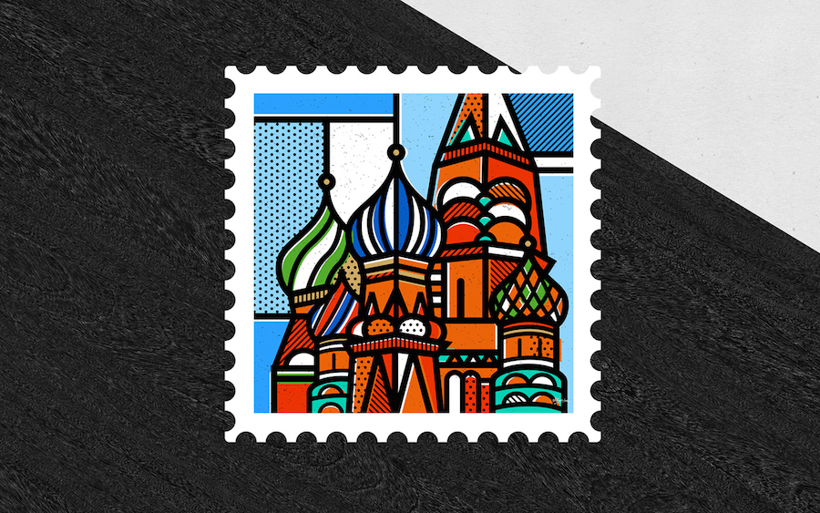 Nice Collection of Stamps From All Around the World-6