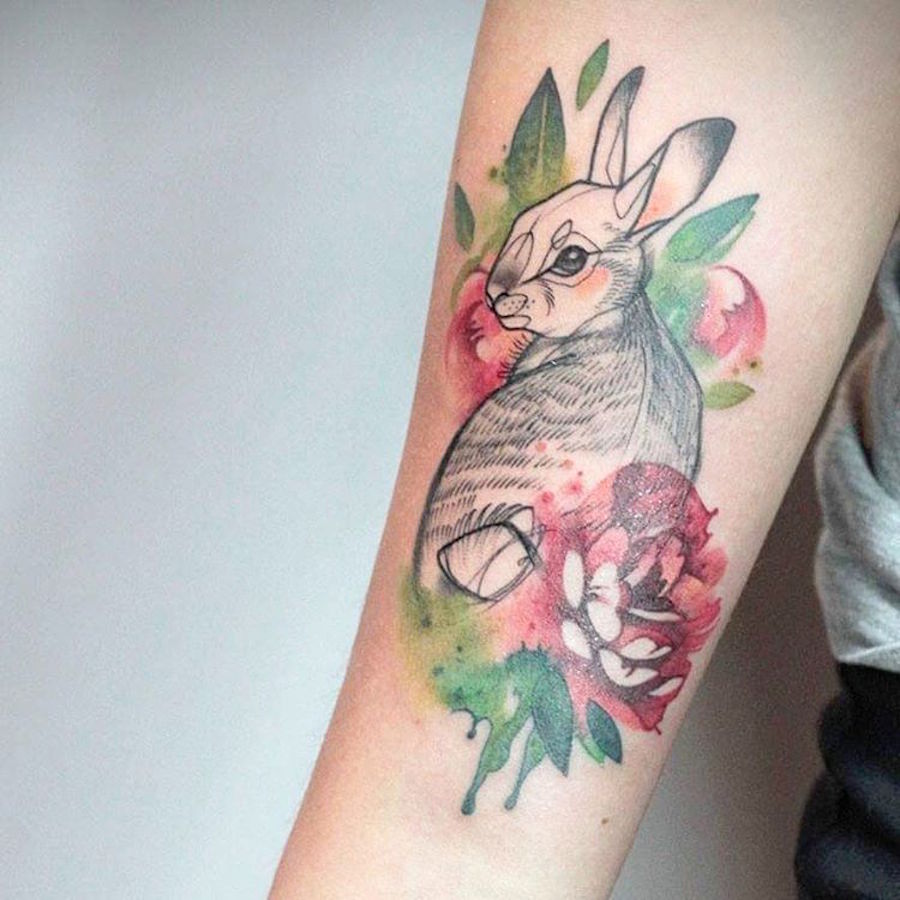 Nice Colorful Animal Tattoos-6