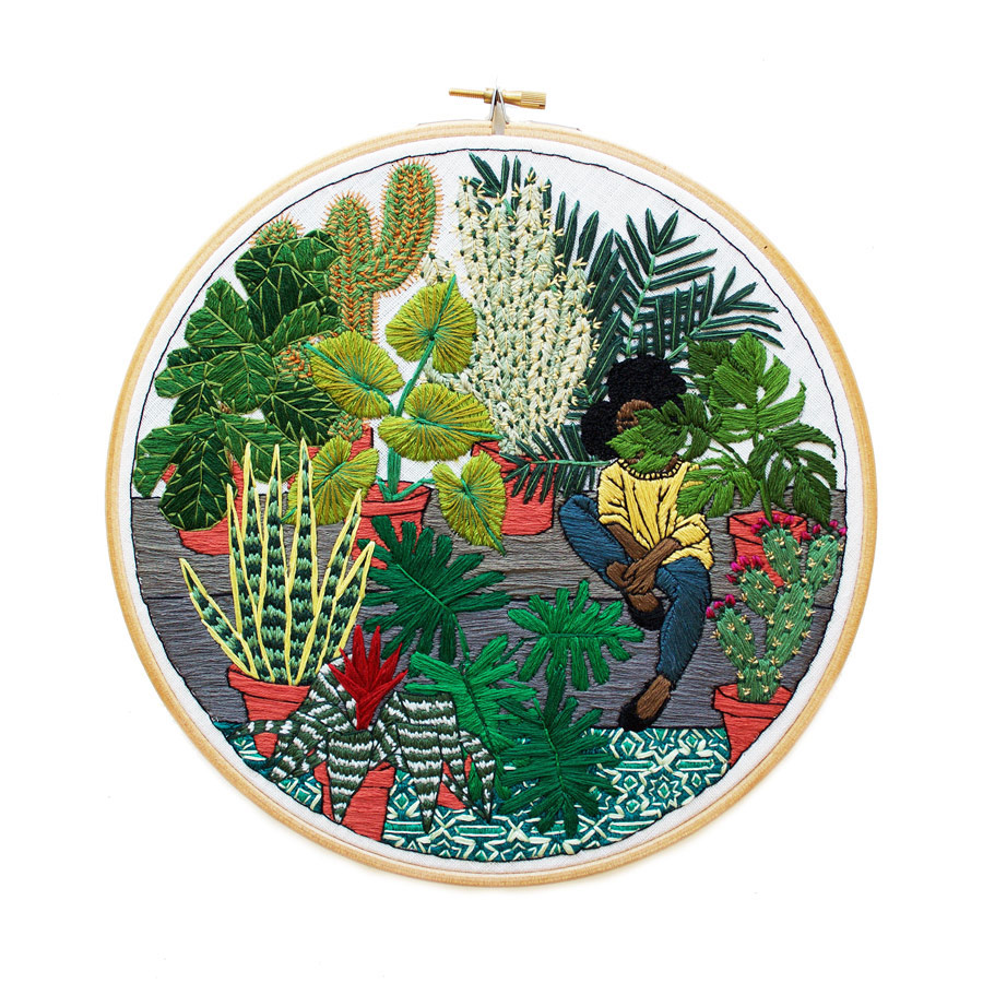 Plants and Daily Life Scenes Embroideries-12