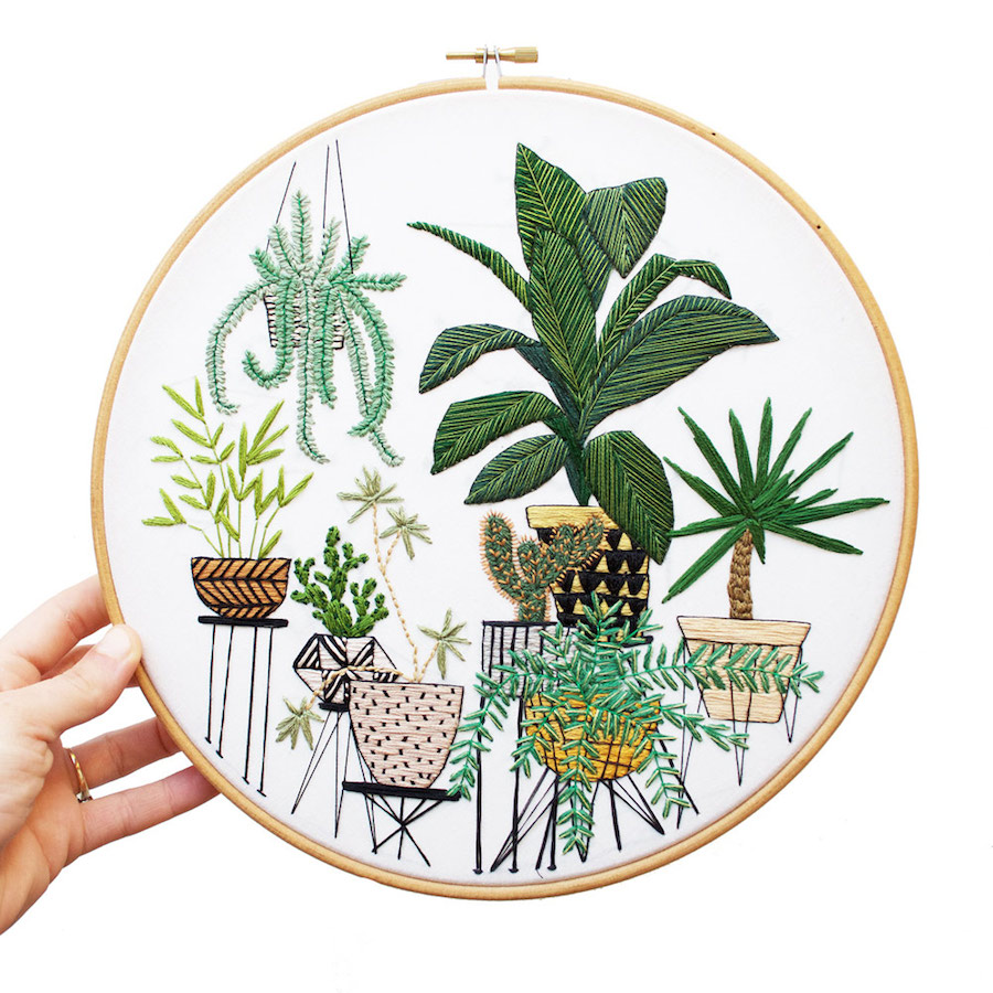 Plants and Daily Life Scenes Embroideries-3