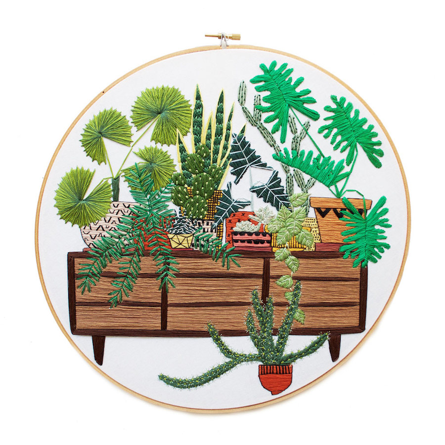 Plants and Daily Life Scenes Embroideries-6