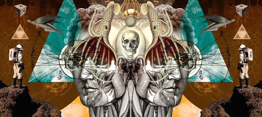 Pop and Strange Collage Series by Eduardo Martinez-0