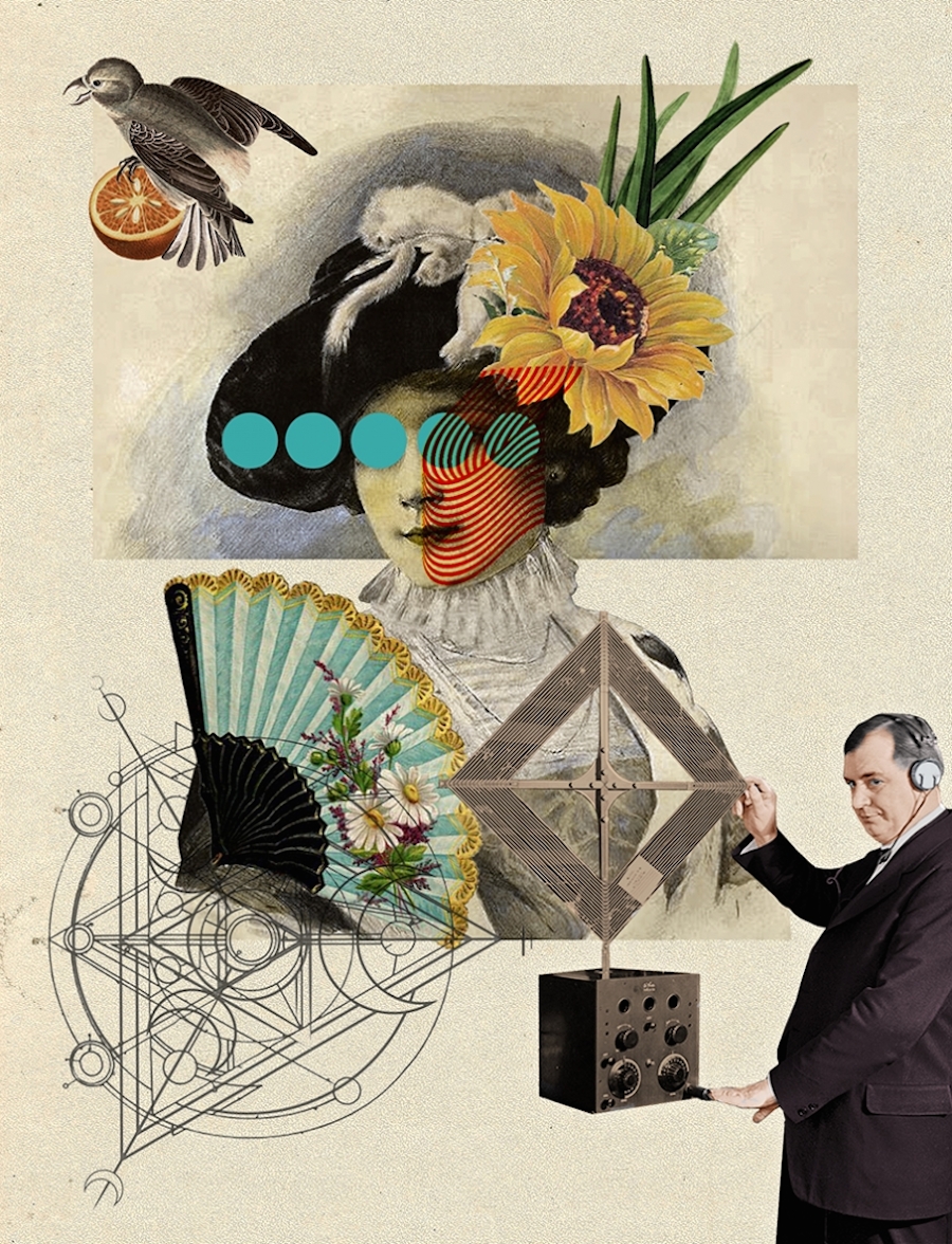 Pop and Strange Collage Series by Eduardo Martinez-3