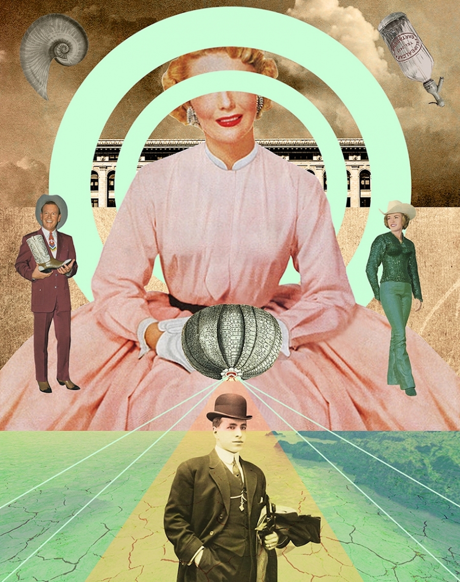 Pop and Strange Collage Series by Eduardo Martinez-8