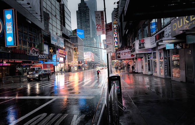 Stunning Night Lights in Times Square