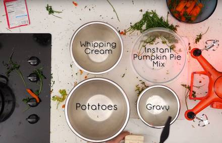 Funny Thanksgiving Cooking Video with a Drone