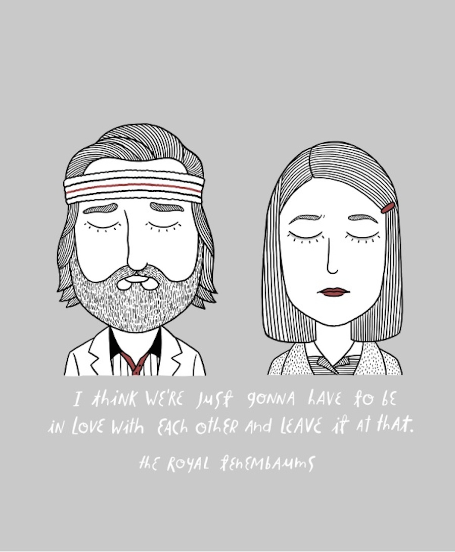 Touching Illustrations of Sad Movie Couples-14
