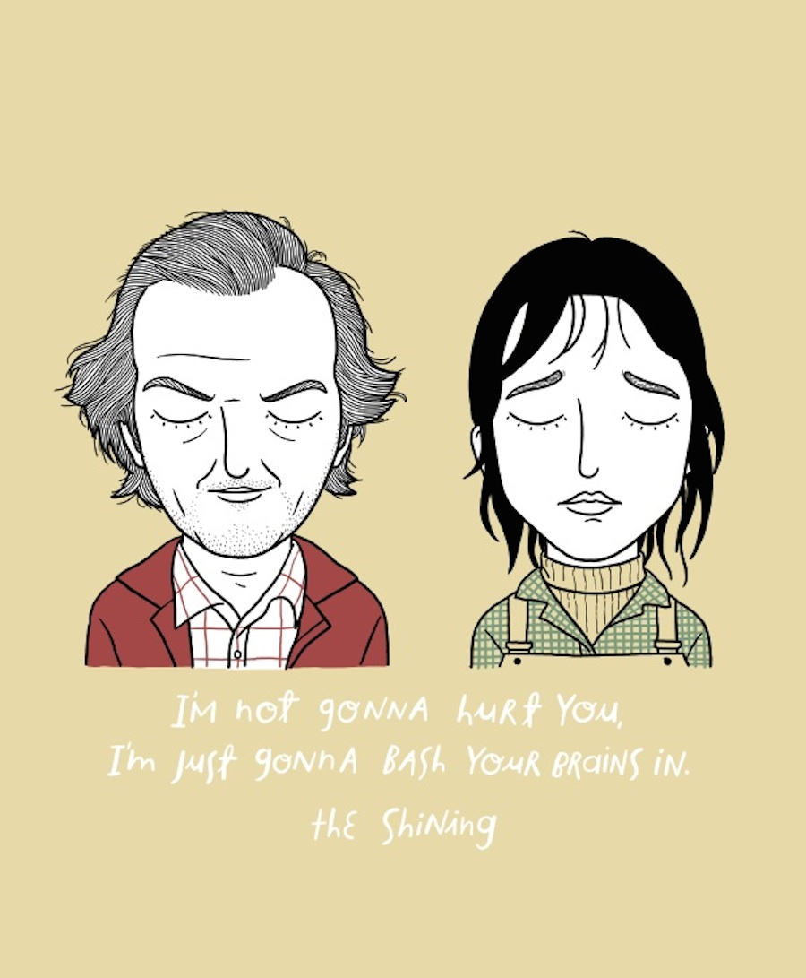 Touching Illustrations of Sad Movie Couples-5