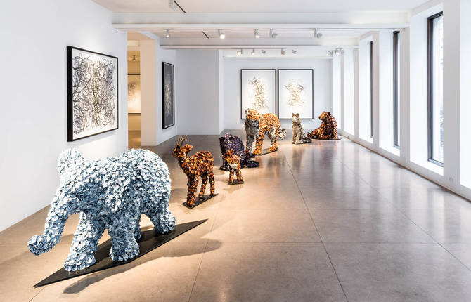 Ceramic Animals Artworks by Barnaby Barford