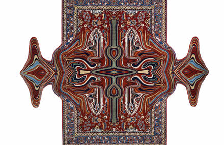 New Glitched-Out Azerbaijani Carpets by Faig Ahmed