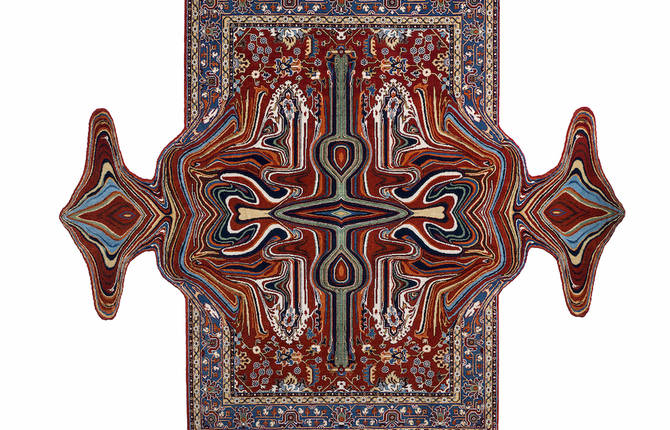 New Glitched-Out Azerbaijani Carpets by Faig Ahmed
