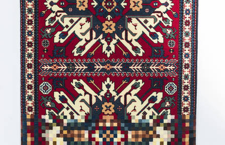 New Glitched-Out Azerbaijani Carpets by Faig Ahmed