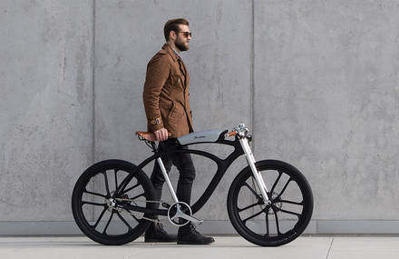 Smart Electric Bike Made with Portable Battery