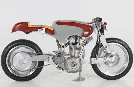 Elegant Motorcycle Built from the Ground Up