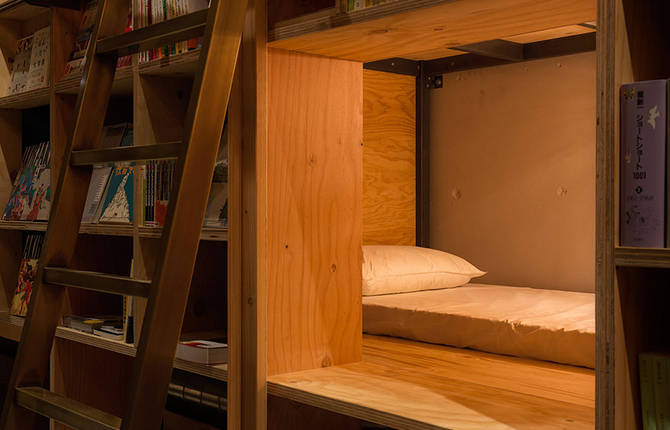 Bookstore Design Hotel in Tokyo