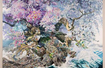 Astonishing Pen & Ink Masterpiece by Manabu Ikeda