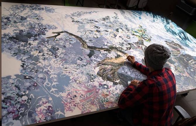 Astonishing Pen & Ink Masterpiece by Manabu Ikeda