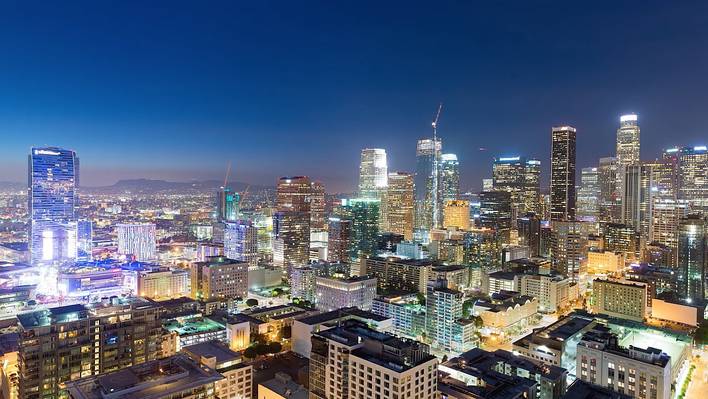 Amazing Timelapse of Los Angeles by Night