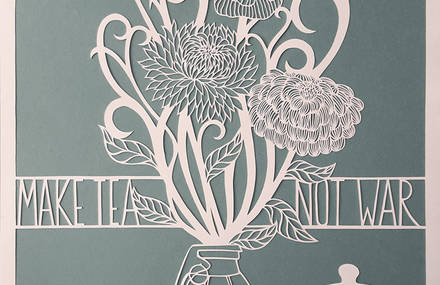 Accurate Paper Art by Pippa Dyrlaga