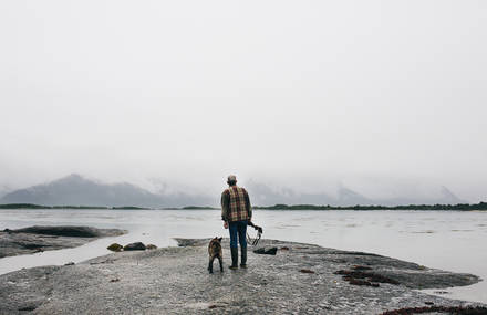 Portrait of a Man Living Close of the Arctic