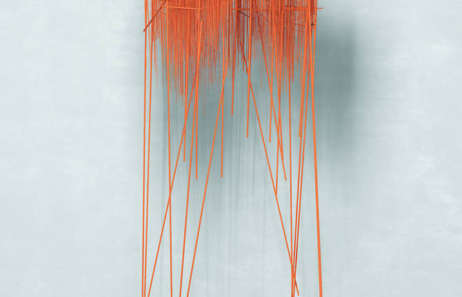 Intricate Architectural Sculptures with Wood Sticks