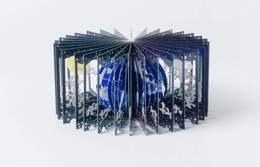 360° Earth and Moon Book by Yusuke Oono