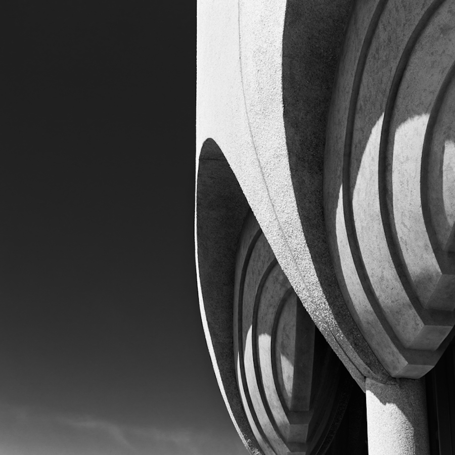 Abstract Architecture Captured in Black and White-1