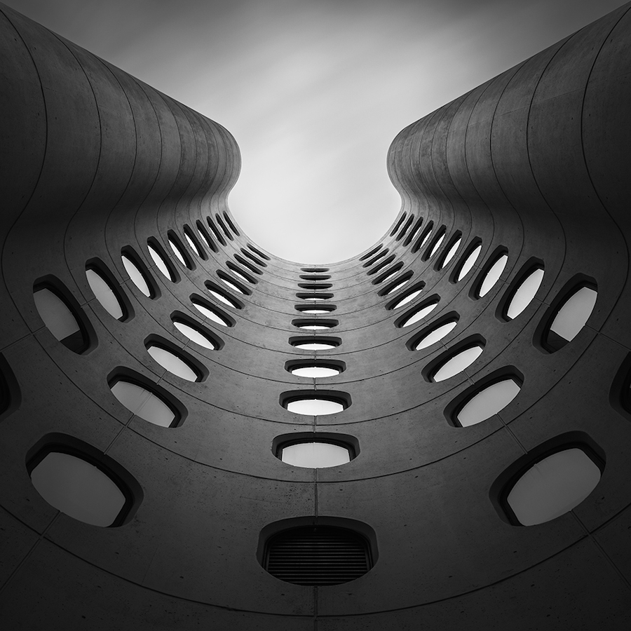 Abstract Architecture Captured in Black and White-10