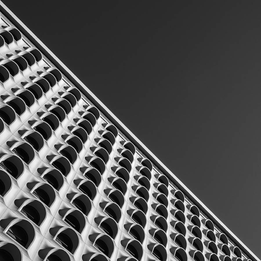 Abstract Architecture Captured in Black and White-11