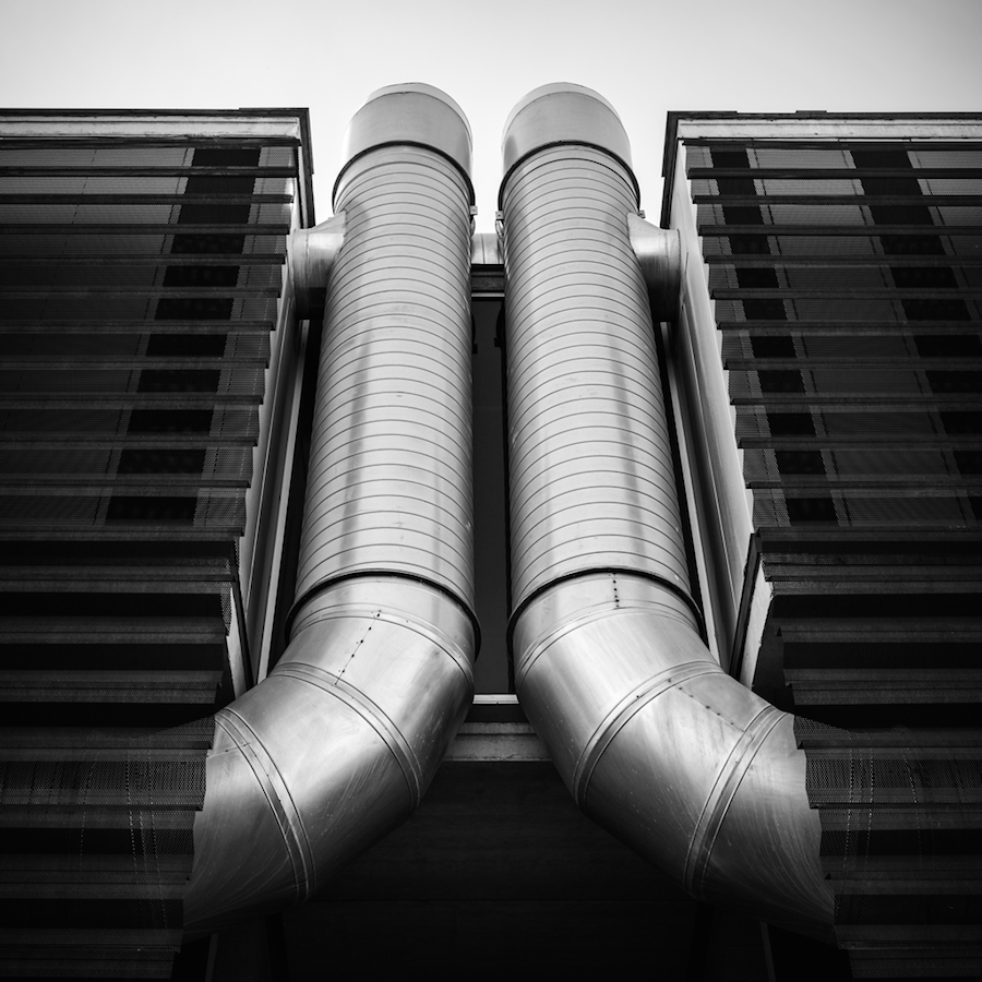 Abstract Architecture Captured in Black and White-7