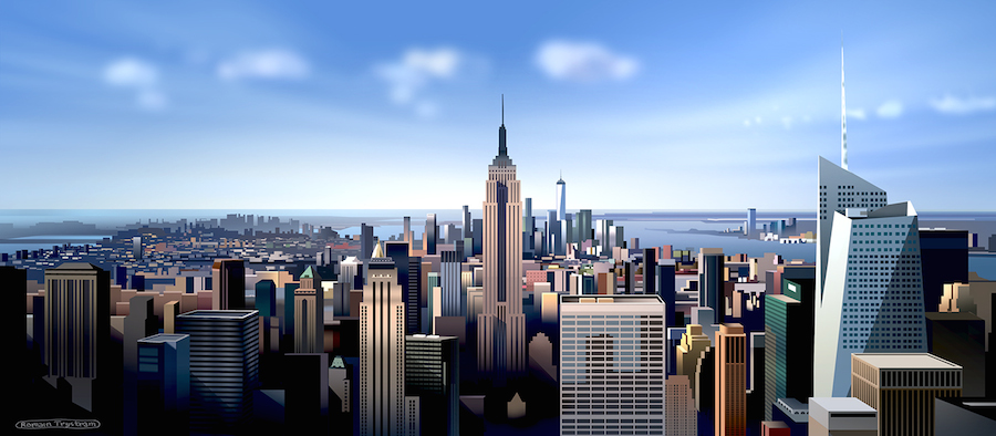 Accurate Digital Illustrations of NYC-1