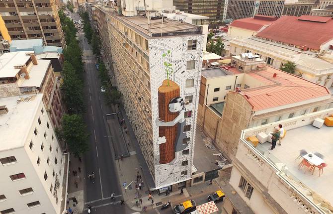 Creative Ecological Mural in Chile