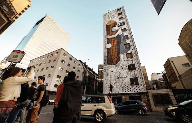 Creative Ecological Mural in Chile
