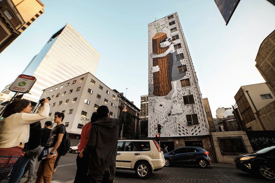 Creative Ecological Mural in Chile-1
