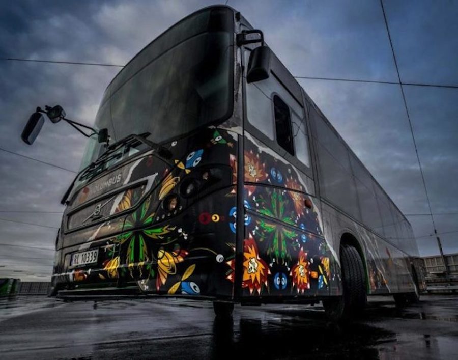 Creative Street Art Buses in Norway-4