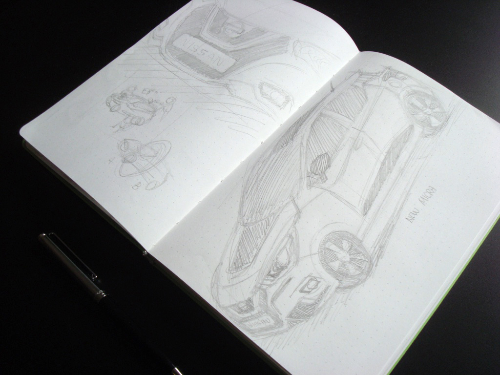 Elia Colombo - New Micra-sketch-A