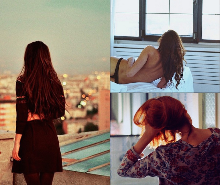 Enigmatic and Touching Pictures of Girls From the Back-13