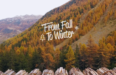 From Fall to Winter, an Amazing Drone Video