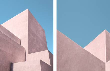 Geometric Pastel Architecture Photography