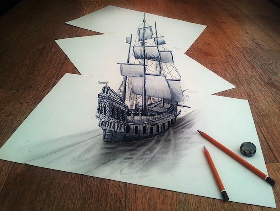 Incredible 3D Pencil Drawings-0