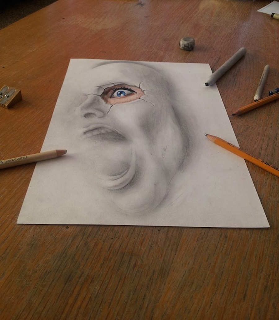 Incredible 3D Pencil Drawings-6