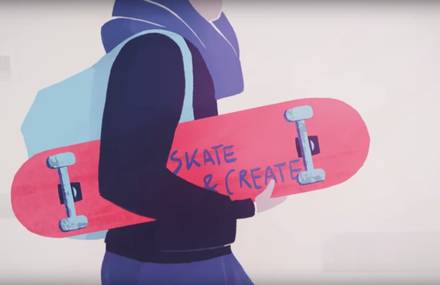 Interesting Education Programme via Skateboard