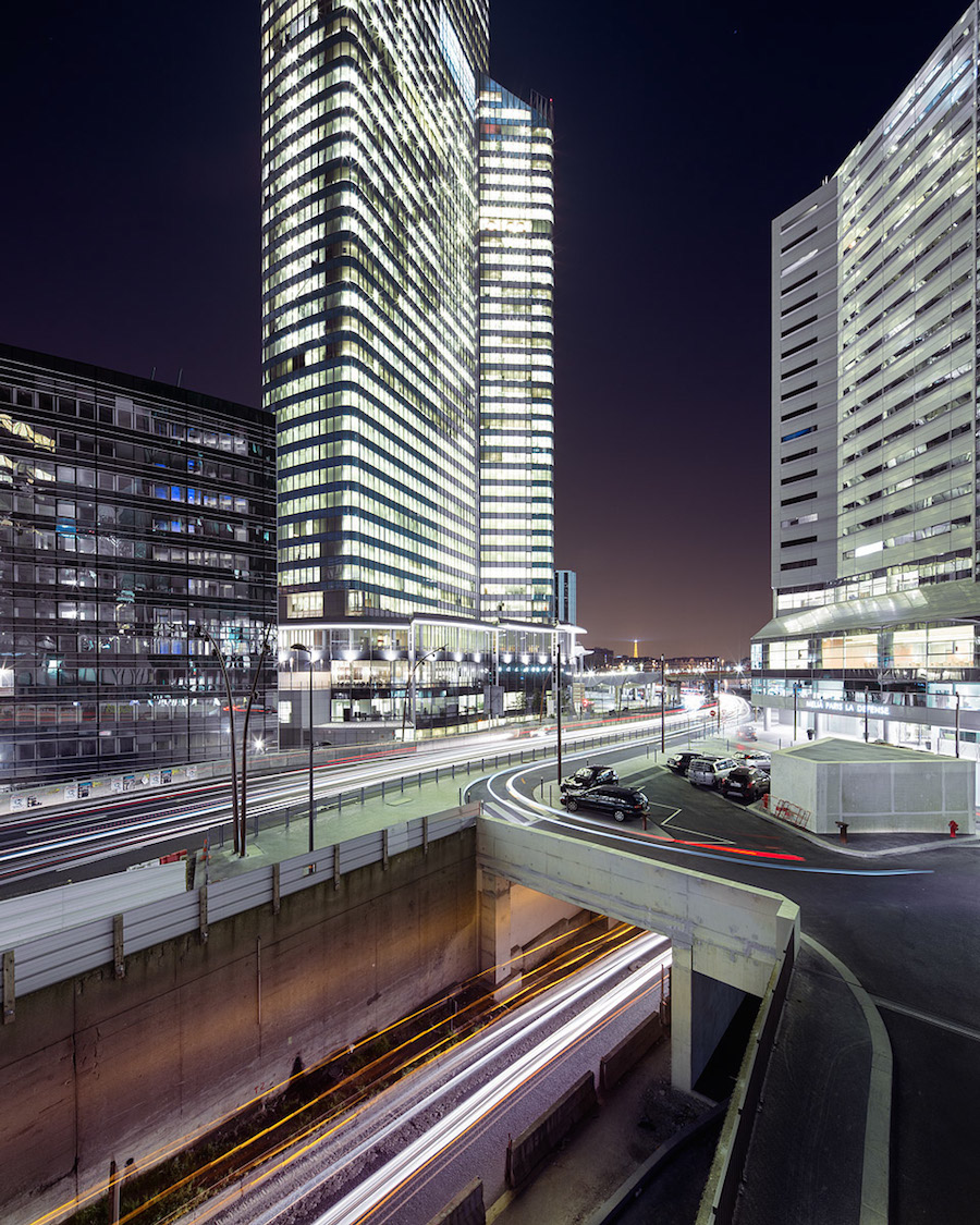 La Défense District in Paris at Night-15