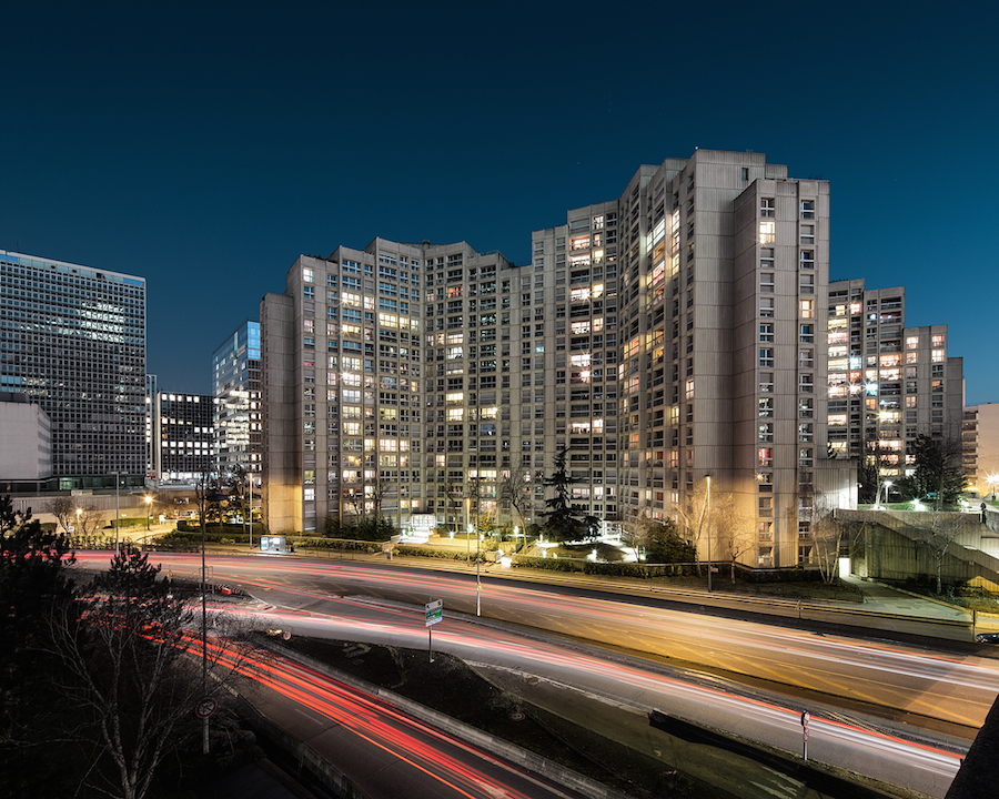 La Défense District in Paris at Night-18