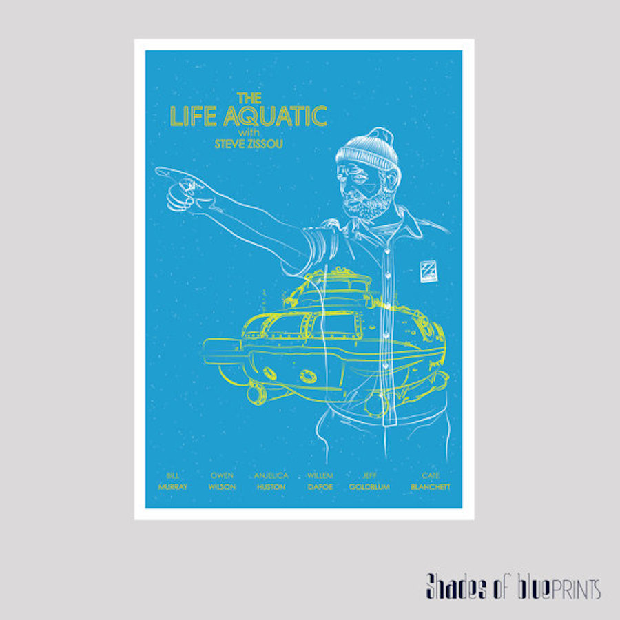 Nice Illustrated Posters of Wes Anderson's Movies-13