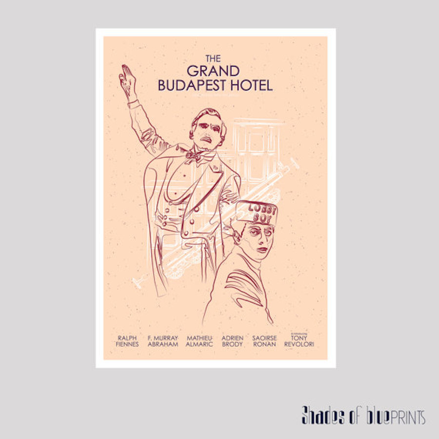 Nice Illustrated Posters of Wes Anderson's Movies-14