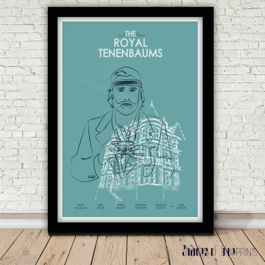 Nice Illustrated Posters of Wes Anderson's Movies-8