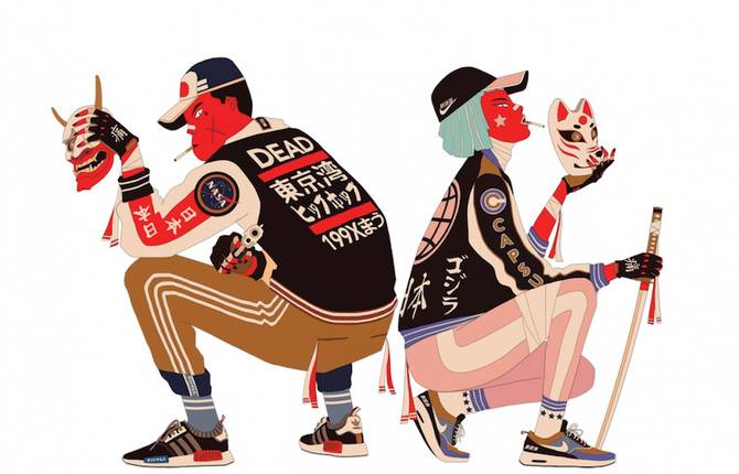 Original Streetwear Illustrations by Mau Lencinas