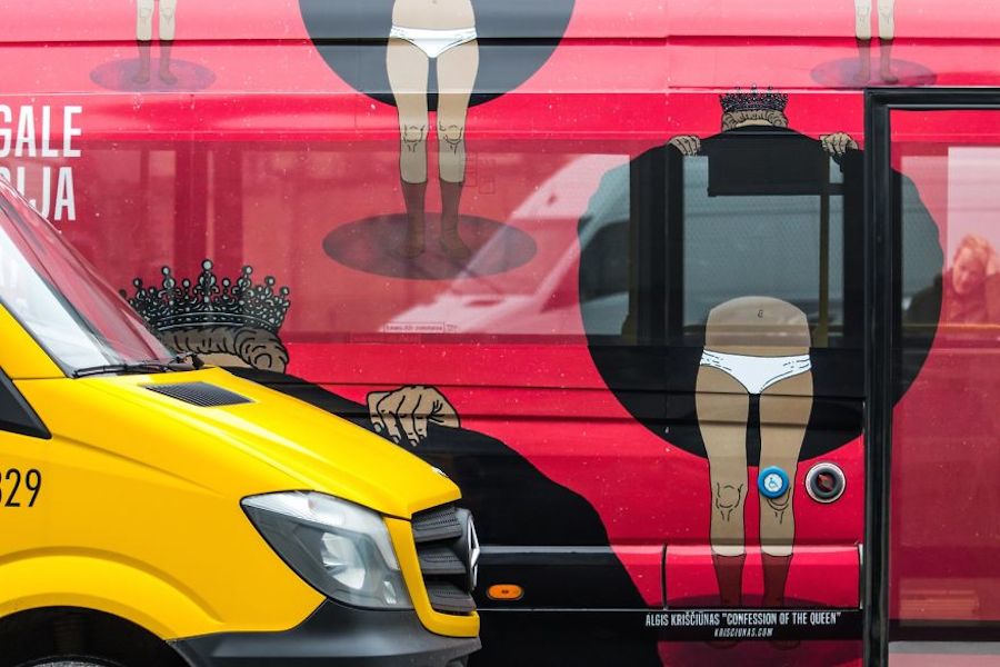 Pop Art on Public Transports in Lithuania-2